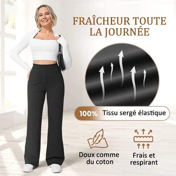 🔥Achetez-en 1, obtenez-en 2🔥Pantalon extensible décontracté de sport respirant taille haute