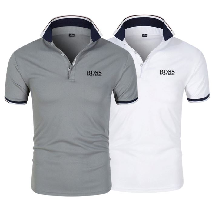 [PAYEZ 1 OBTENEZ 2] Kit 2 Polos Boss Essential - 5 DERNIÈRES UNITÉS D2